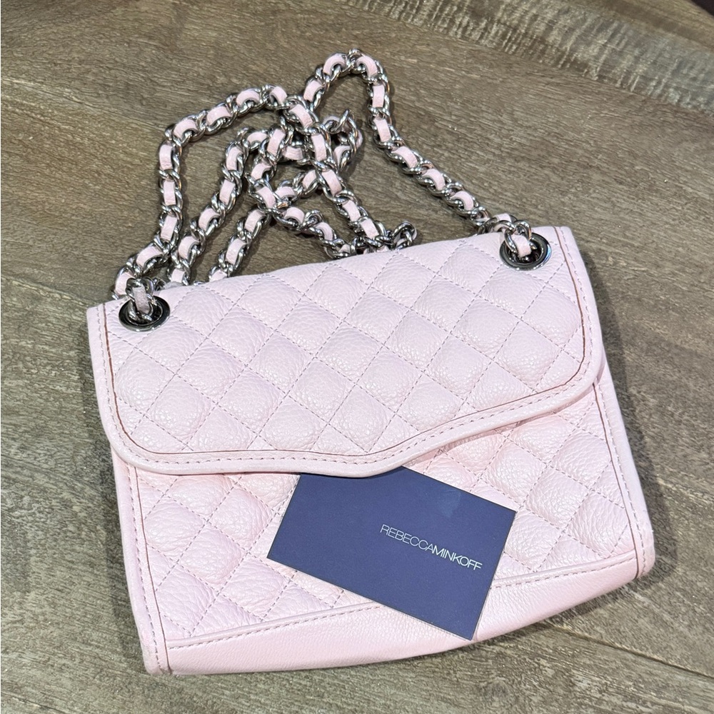 Rebecca Minkoff Pink Quilted Chain Shoulder Bag